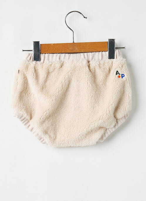 Short coupe droite taille élastique beige ARSENE ET LES PIPELETTES enfant