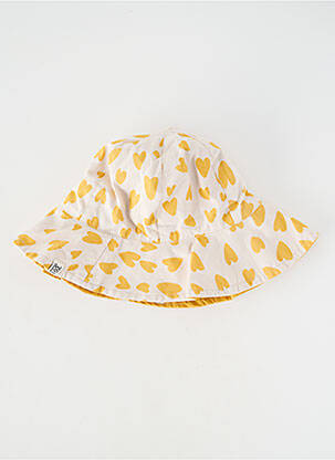 Chapeau tissage popeline jaune LIEWOOD fille