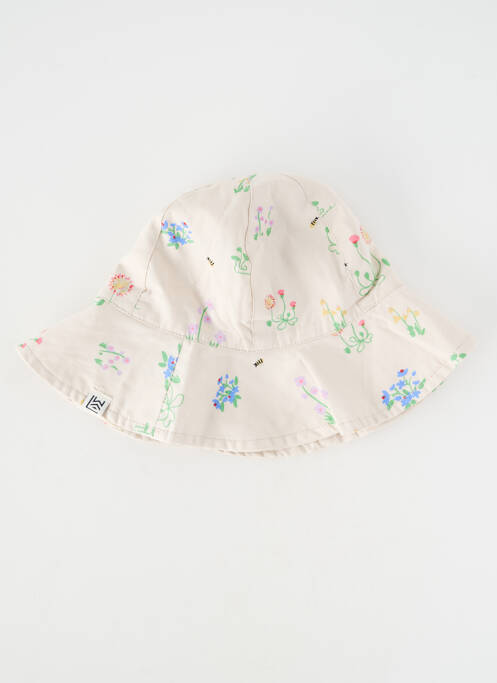 Chapeau imprimé fleurs beige LIEWOOD fille