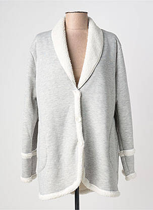 Robe de chambre poches gris MASSANA femme