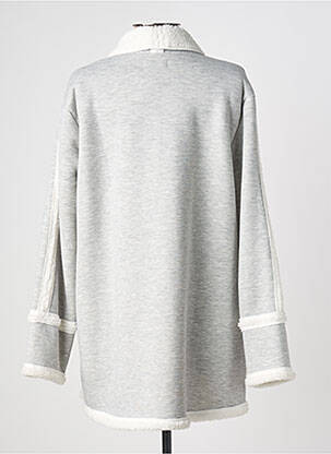 Robe de chambre poches gris MASSANA femme