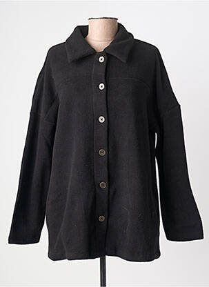 Polaire poches noir AGATHE & LOUISE femme
