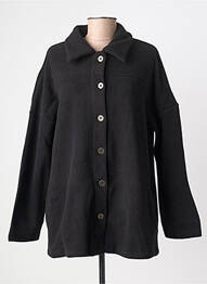 Polaire coupe droite noir AGATHE & LOUISE femme