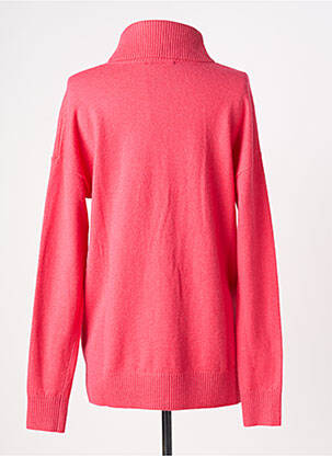 Pull coupe droite manches longues rose CECIL femme