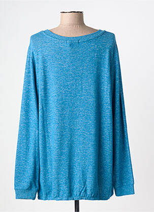 Pull coupe droite manches longues bleu CECIL femme