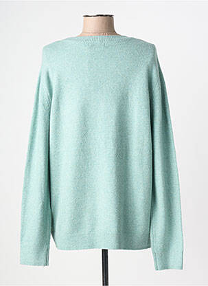 Pull col rond manches longues vert CECIL femme