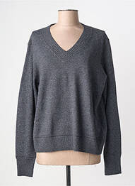 Pull col v manches longues gris CECIL femme