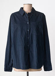 Chemisier coupe droite manches longues bleu CECIL femme