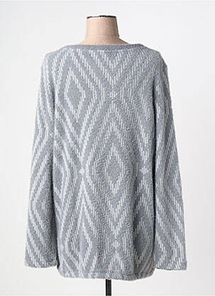 Pull coupe droite manches longues gris CECIL femme