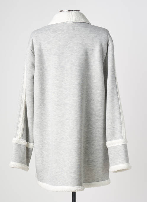 Robe de chambre poches gris MASSANA femme