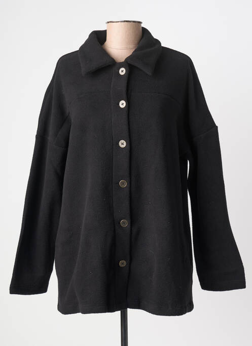 Polaire poches noir AGATHE & LOUISE femme