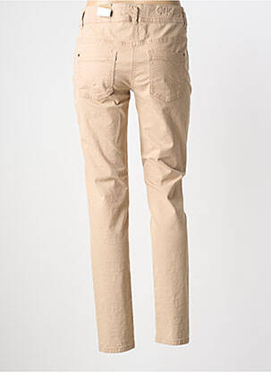 Jeans coupe slim stretch taille normale beige CECIL femme