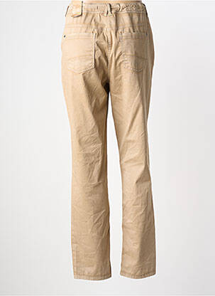 Pantalon droit stretch taille normale beige CECIL femme