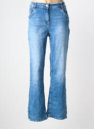 Jeans coupe droite taille normale taille normale bleu CECIL femme