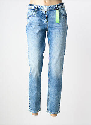 Jeans coupe slim tissage brut taille normale bleu CECIL femme