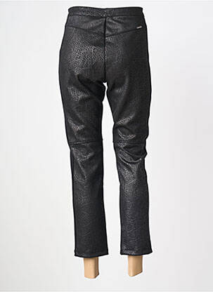 Pantalon 7/8 stretch taille normale noir MALOKA femme