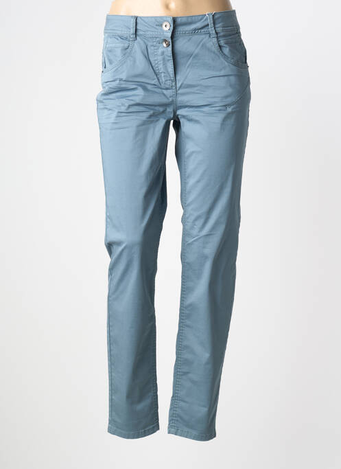 Jeans coupe slim tissage brut taille normale bleu CECIL femme