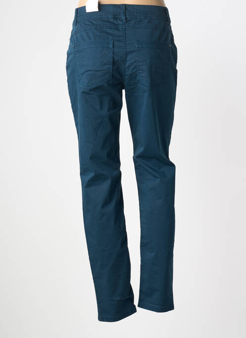 Pantalon slim tissage popeline taille normale bleu CECIL femme