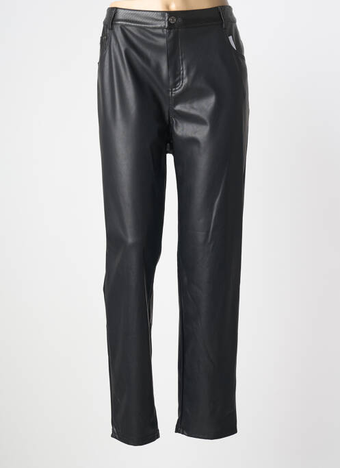 Pantalon slim stretch taille normale noir FRED SABATIER femme