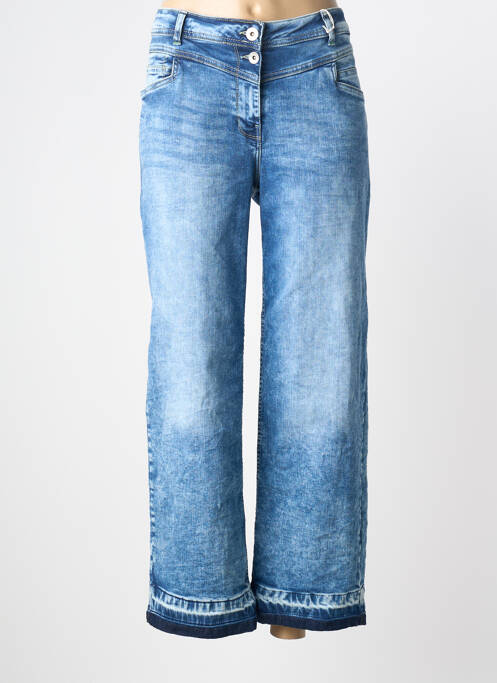 Jeans coupe droite taille normale taille normale bleu CECIL femme
