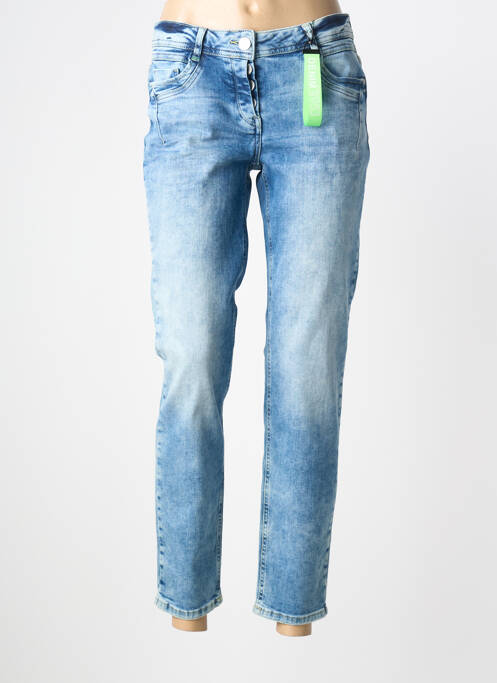 Jeans coupe slim tissage brut taille normale bleu CECIL femme