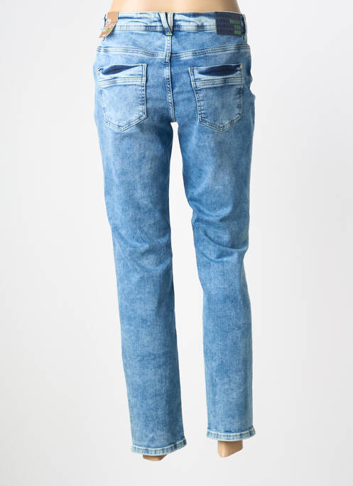 Jeans coupe slim tissage brut taille normale bleu CECIL femme