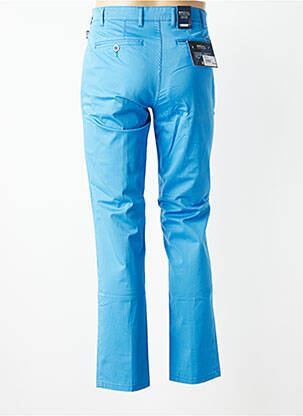 Pantalon chino tissage popeline taille normale bleu BRÜHL homme