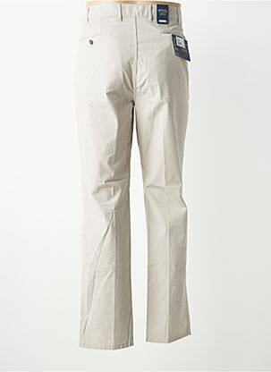 Pantalon chino tissage popeline taille normale beige BRÜHL homme