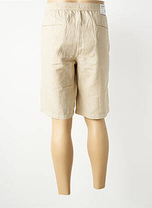 Bermuda taille élastique taille normale beige 16 SHADES homme