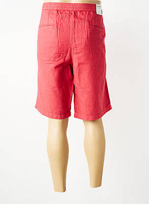 Bermuda taille élastique taille normale rouge 16 SHADES homme