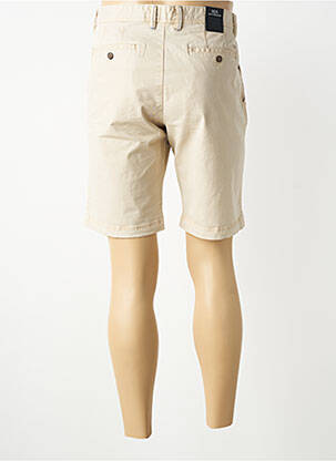 Bermuda tissage popeline taille normale beige S4 JACKETS homme