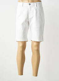 Bermuda coupe droite taille normale blanc S4 JACKETS homme