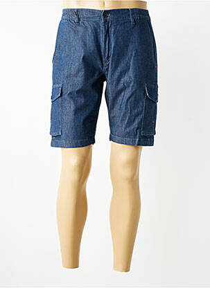 Bermuda tissage denim taille normale bleu LCDN homme