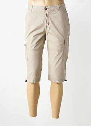 Bermuda tissage popeline taille normale beige RED POINT homme