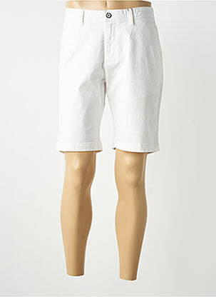 Bermuda coupe droite taille normale blanc S4 JACKETS homme