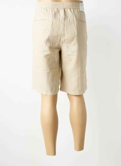 Bermuda taille élastique taille normale beige 16 SHADES homme