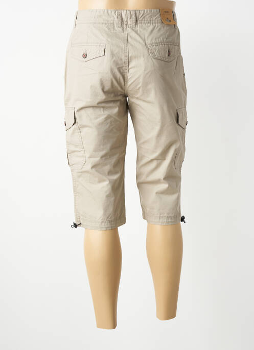 Bermuda tissage popeline taille normale beige RED POINT homme