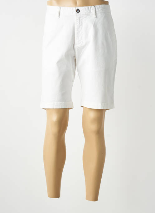 Bermuda coupe droite taille normale blanc S4 JACKETS homme