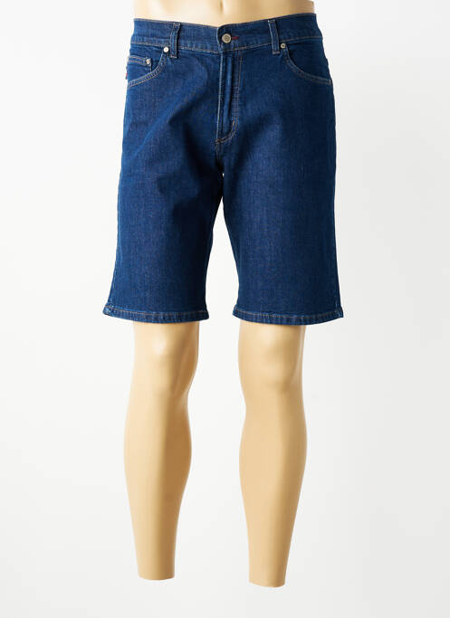 Bermuda coupe droite taille normale bleu DOS GALGOS homme