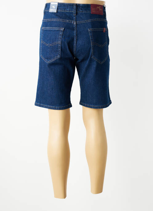 Bermuda coupe droite taille normale bleu DOS GALGOS homme