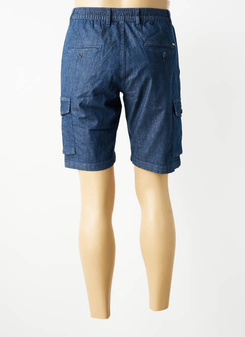 Bermuda taille élastique taille normale bleu LCDN homme