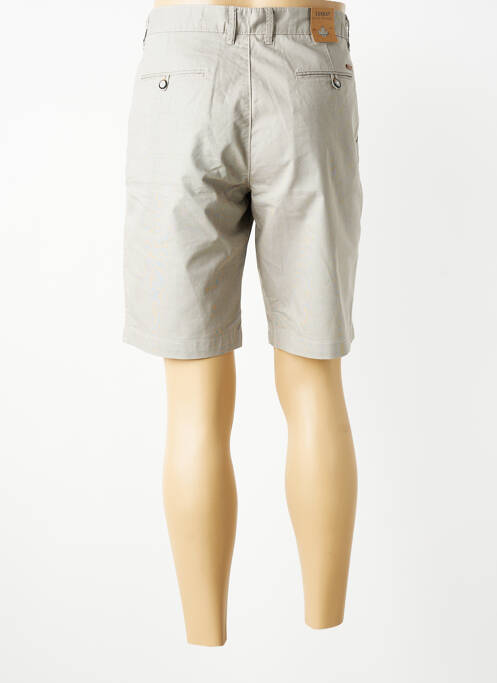 Bermuda coupe droite taille normale gris RED POINT homme