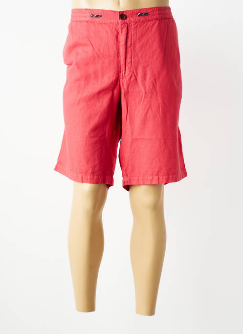 Bermuda taille élastique taille normale rouge 16 SHADES homme