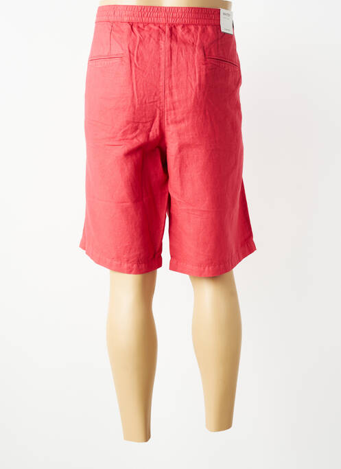 Bermuda taille élastique taille normale rouge 16 SHADES homme