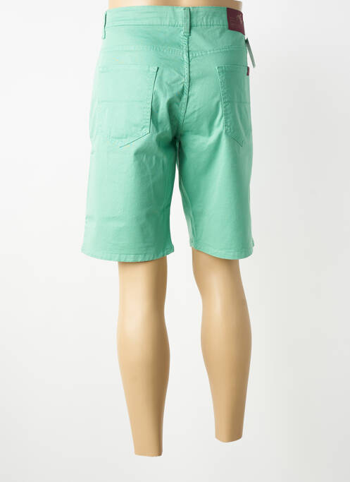 Bermuda tissage popeline taille normale vert DOS GALGOS homme