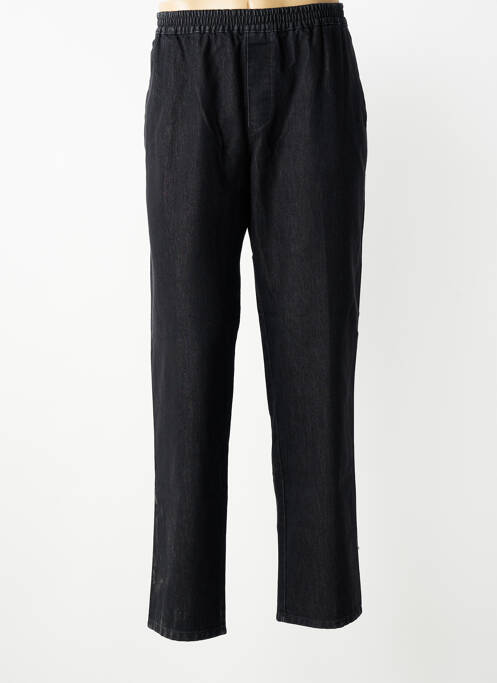 Jeans coupe droite tissage brut taille normale noir BRÜHL homme