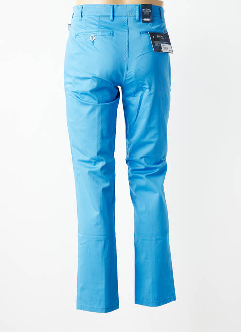 Pantalon chino tissage popeline taille normale bleu BRÜHL homme