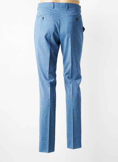 Pantalon slim taille à pinces taille normale bleu HAFNIUM homme