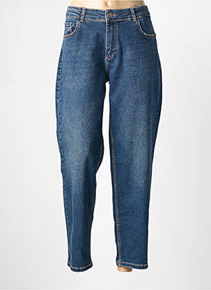 Jeans coupe large stretch taille normale bleu PARA MI femme