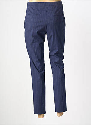 Pantalon 7/8 stretch taille normale bleu IKKS femme